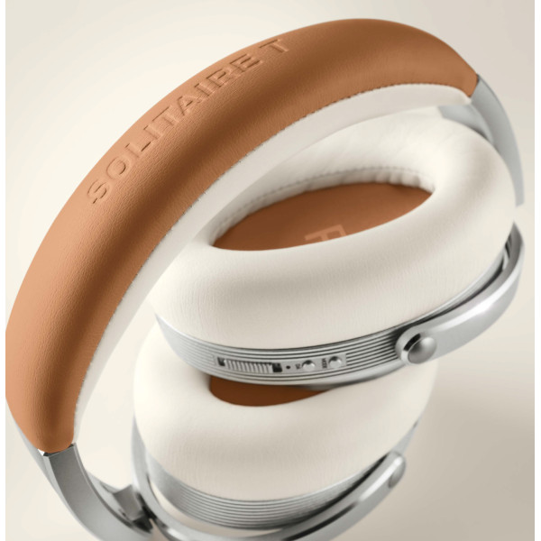 Casque Solitaire T de T+A – Édition Blanc et Cognac