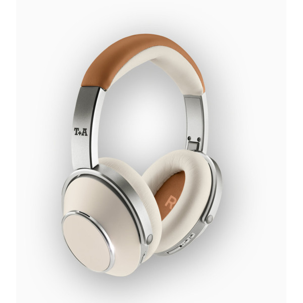 Solitaire T Headphones by T+A – White and Cognac Edition