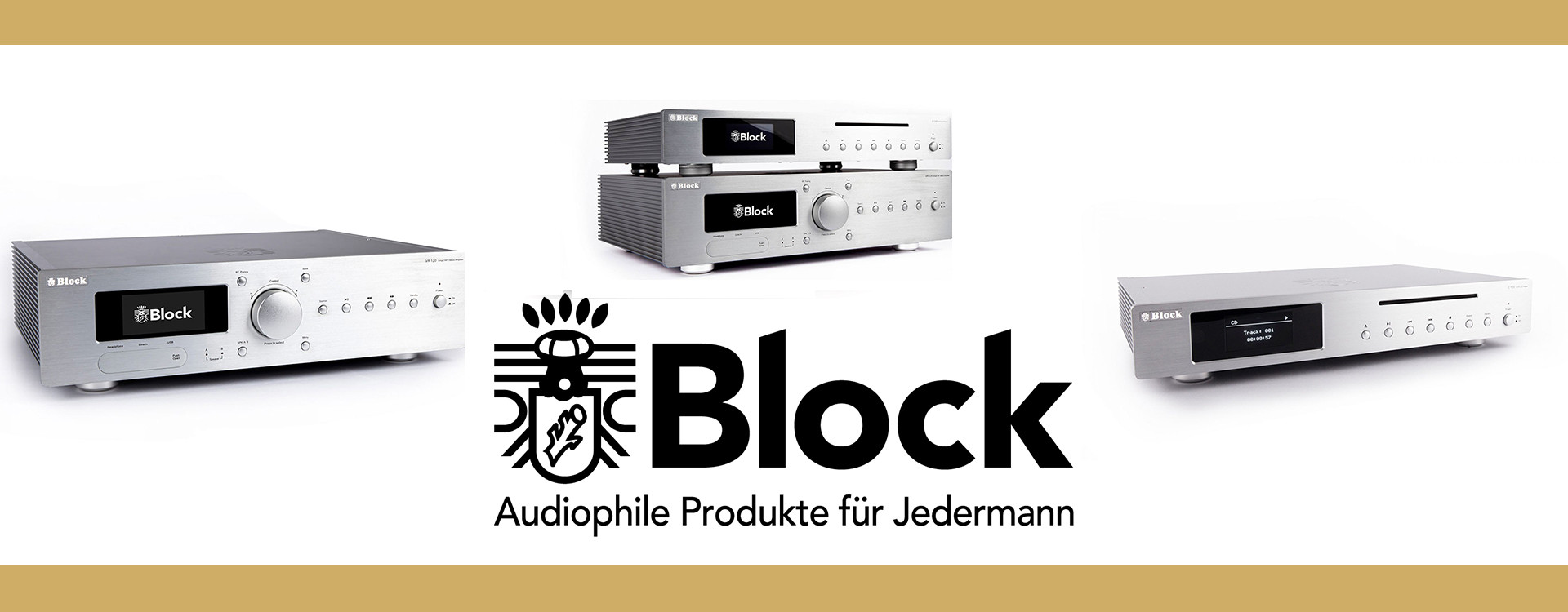 Block vr et c 120 Combinaison hi-fi parfaite pour le streaming musical