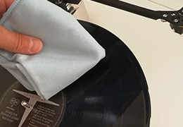 Vinyl-Schallplatten waschen